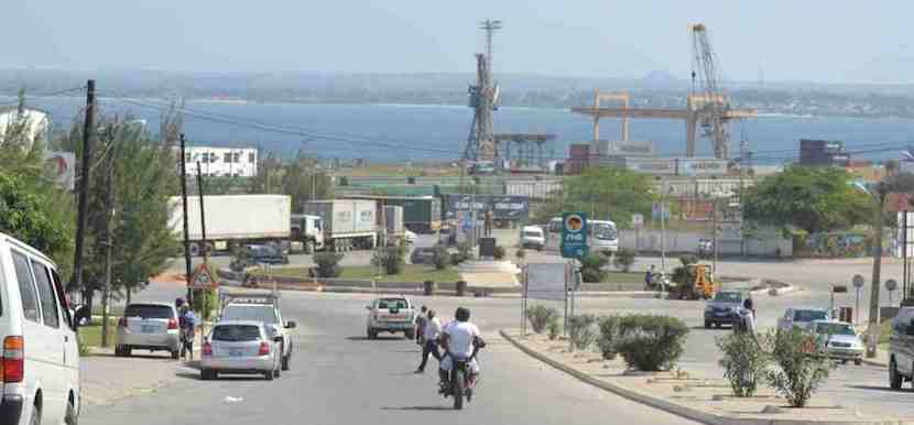 Nacala port in Mozambique