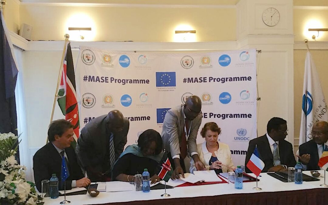 France and Kenya sign two regional maritime security agreements