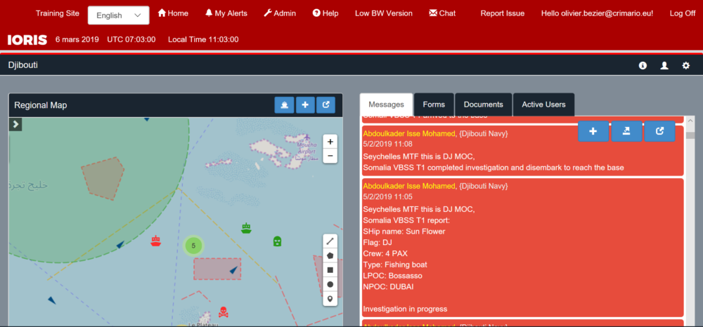 IORIS successfully used during Cutlass Express exercise