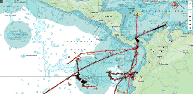 Colombia, Ecuador, Peru and France together for a Tabletop / Command Post Exercise